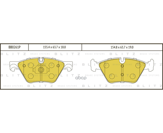 Купить КОЛОДКИ ТОРМОЗНЫЕ ДИСКОВЫЕ ПЕРЕДНИЕ BMW 5(F07/10/11) 08- BB0261P