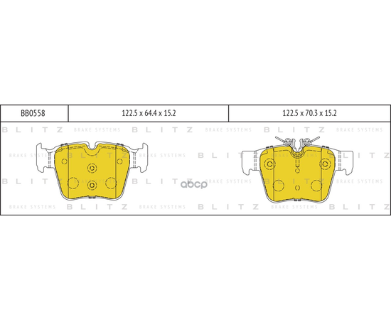 Купить КОЛОДКИ ТОРМОЗНЫЕ ДИСКОВЫЕ ЗАДНИЕ MERCEDES W205/S205/W213/S213/X253 15- BB0558