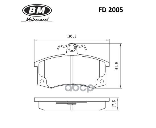 Купить КОЛОДКИ ТОРМОЗНЫЕ ДИСКОВЫЕ FD2005