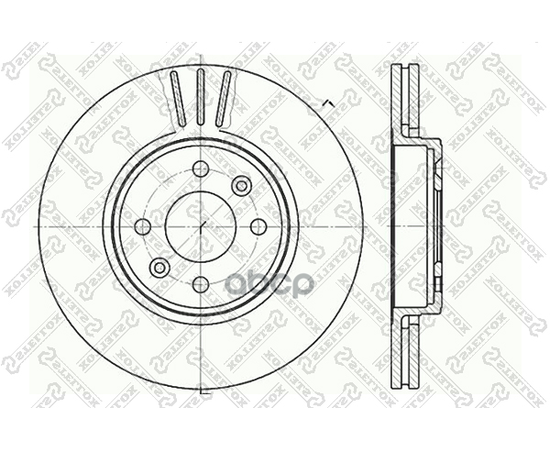 Купить ДИСК ТОРМОЗНОЙ ПЕРЕДНИЙRENAULT CLIO/MEGANE/LAGUNA 1.6-2.0/1.9D 9 60203919VSX