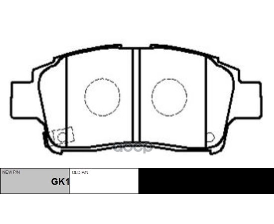 Купить КОЛОДКИ ТОРМОЗНЫЕ ДИСКОВЫЕ ПЕРЕДНИЕ TOYOTA YARIS 1.0I/1.3I/1.5WTI/1.4D 99-01 (НОВ АРТ GK1021) CKT-7