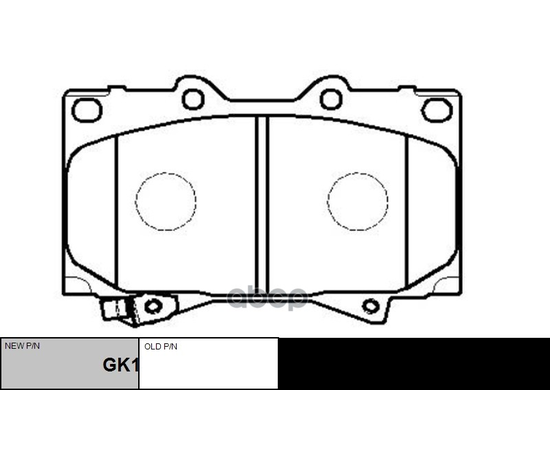 Купить КОЛОДКИ ТОРМОЗНЫЕ ДИСКОВЫЕ TOYOTA LAND CRUISER 4.2D 9098/4.2D/4.7 98 (НОВ АРТ GK1043) CKT-29