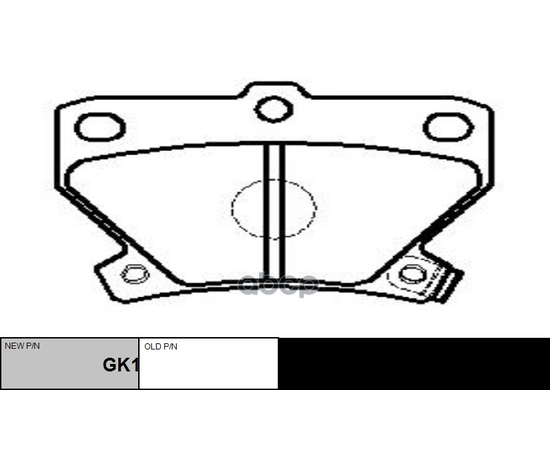 Купить КОЛОДКИ ТОРМОЗНЫЕ ДИСКОВЫЕ ЗАДНИЕ TOYOTA YARIS 1.0-1.5/1.4D 99/CELICA 1.8WT-I 99 (НОВ АРТ GK1056) CKT-42