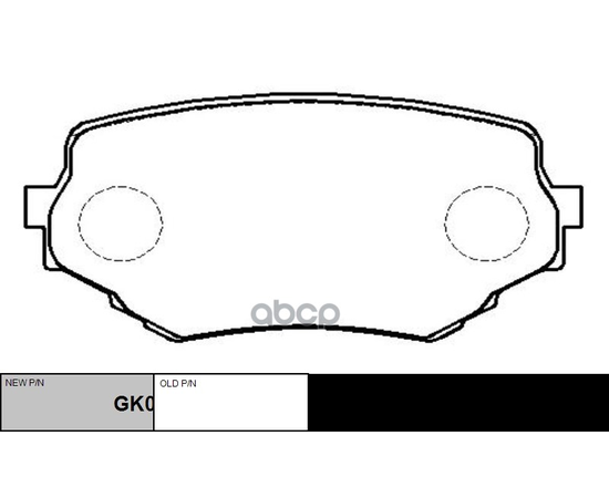 Купить КОЛОДКИ ТОРМОЗНЫЕ ДИСКОВЫЕ ПЕРЕДНИЕ SUZUKI VITARA 1.6-2.0/2.0TD 90-98/GRAND VITARA 2.5-2.0HDI 98 (НОВ АРТ GK0952) CKS-12