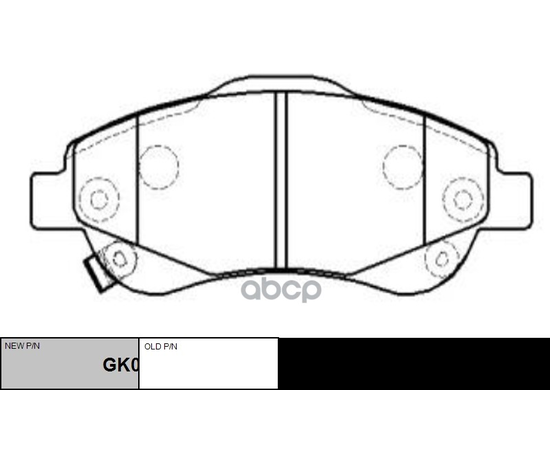 Купить КОЛОДКИ ТОРМОЗНЫЕ ДИСКОВЫЕ ПЕРЕДНИЕ HONDA CR-V 2.0/2.2D/2.4 06 (НОВ АРТ GK0390) CKHO-73