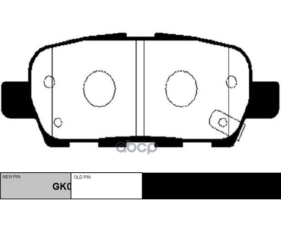 Купить КОЛОДКИ ТОРМОЗНЫЕ ДИСКОВЫЕ ЗАДНИЕ NISSAN MURANO/X-TRAIL 2.0-3.5 03 (НОВ АРТ GK0981) CKSS-7