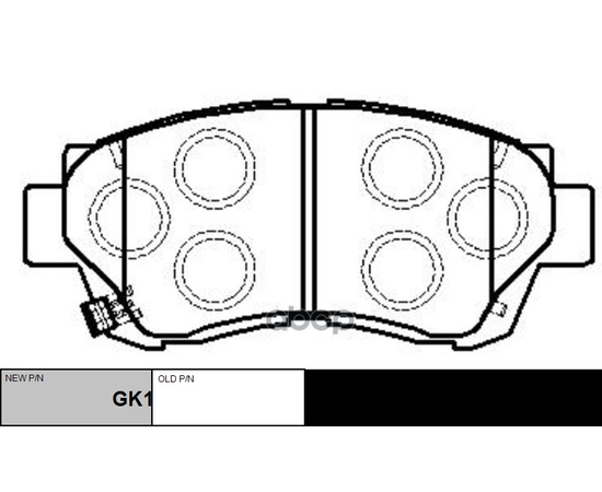 Купить КОЛОДКИ ТОРМОЗНЫЕ ДИСКОВЫЕ ПЕРЕДНИЕ TOYOTA CAMRY 3.0 91-96/CELICA 2.0 93-99 (НОВ АРТ GK1025) CKT-11