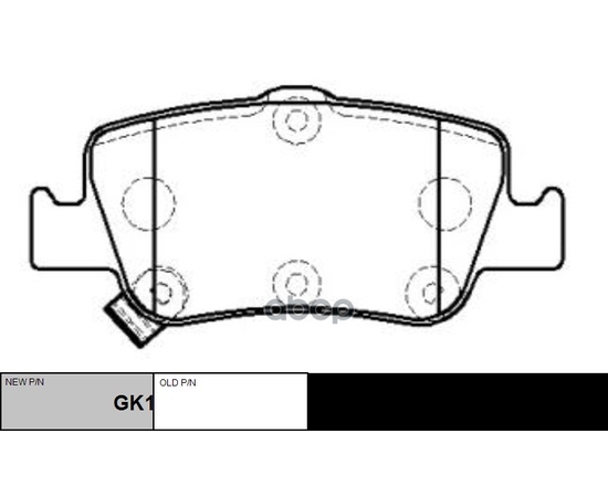 Купить КОЛОДКИ ТОРМОЗНЫЕ ДИСКОВЫЕ (НОВ АРТ GK1189) CKT-176