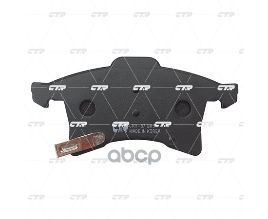 Купить КОЛОДКИ ТОРМОЗНЫЕ ДИСКОВЫЕ ПЕРЕДНИЕ OPEL MERIVA 1.4-1.7DTI 03 (СТАРЫЙ АРТ. CKG-57) GK0302