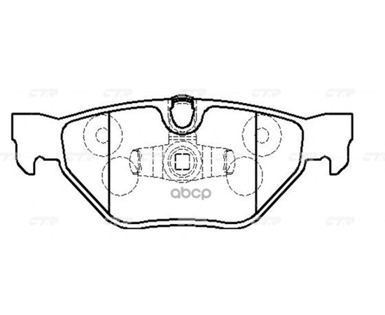 Купить КОЛОДКИ ТОРМОЗНЫЕ ДИСКОВЫЕ ЗАДНИЕ BMW E87/E82/E88/X1 2.0I/3.0I/2.0D 04 (СТАРЫЙ АРТ. CKB-24) GK0024