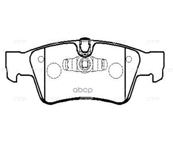 Купить КОЛОДКИ ТОРМОЗНЫЕ ДИСКОВЫЕ ЗАДНИЕ MB C219/W164/W25 (СТАРЫЙ АРТ. CKBZ-53) GK0080