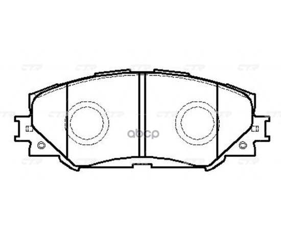 Купить КОЛОДКИ ТОРМОЗНЫЕ ДИСКОВЫЕ ПЕРЕДНИЕ TOYOTA RAV4 2.4 06 (СТАРЫЙ АРТ. CKT-48) GK1062