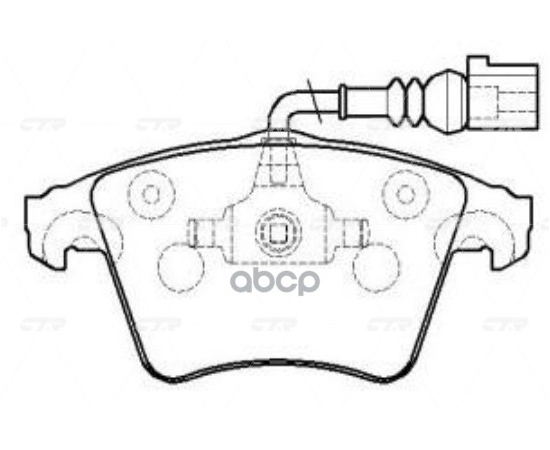 Купить КОЛОДКИ ТОРМОЗНЫЕ ДИСКОВЫЕ ПЕРЕДНИЕ VW T5/MULTIVAN (СТАРЫЙ АРТ. CKVW-31) GK1258