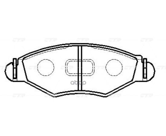 Купить КОЛОДКИ ТОРМОЗНЫЕ ДИСКОВЫЕ ПЕРЕДНИЕ PEUGEOT 206 1.4/1.6/1.4HDI/1.9D 01 (СТАРЫЙ АРТ. CKPU-1) GK0858