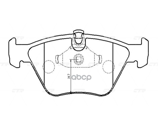 Купить КОЛОДКИ ТОРМОЗНЫЕ ДИСКОВЫЕ BMW E39 520I/523I/535I (СТАРЫЙ АРТ. CKB-4) GK0004