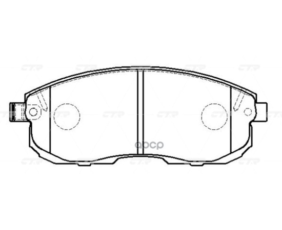 Купить КОЛОДКИ ТОРМОЗНЫЕ ПЕРЕД. С ИНД.ИЗНОСА NISSAN JUKE/MAXIMA/TEANA/TIIDA/SUZUKI SX4 (СТАРЫЙ АРТ. CKN-16) GK0731