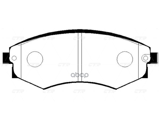 Купить КОЛОДКИ ТОРМОЗНЫЕ ДИСКОВЫЕ ПЕРЕДНИЕ DAEWOO REXTON 3.2I/2.9TD, SSANGYONG REXTON 3.2I/2.7XDI/2.9D 02 (СТАРЫЙ АРТ. CKKS-4) GK0560