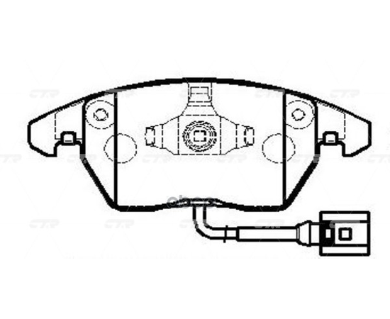 Купить КОЛОДКИ ТОРМОЗНЫЕ ДИСКОВЫЕ ПЕРЕДНИЕ AUDI A3 ДИСК 15''/16'', VW GOLF V 1.4-2.0TD ДИСК 15'' 03 (СТАРЫЙ АРТ. CKVW-7) GK1234