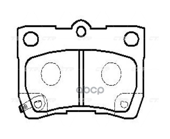 Купить КОЛОДКИ ТОРМОЗНЫЕ ДИСКОВЫЕ LEXUS GS 3.0-4.6 05-/IS 2.2-2.5 05- (СТАРЫЙ АРТ. CKT-46) GK1060