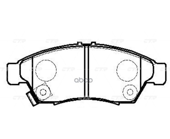 Купить КОЛОДКИ ТОРМОЗНЫЕ ДИСКОВЫЕ ПЕРЕДНИЕ SUZUKI LIANA 1.3/1.6I/1.6 &4WD/1.4DDIS 01 (НОВ АРТ GK0943) CKS-3