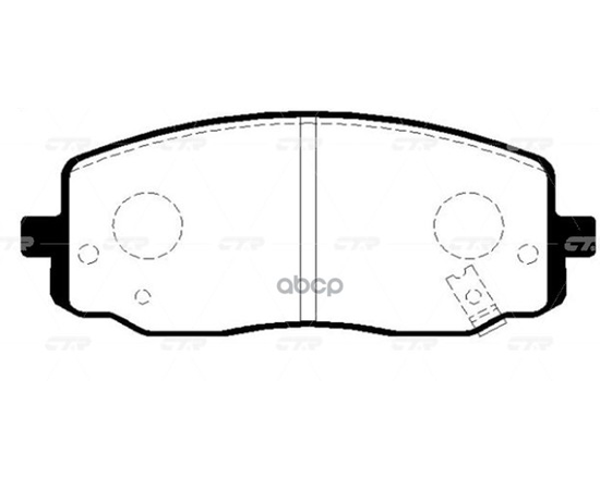 Купить КОЛОДКИ ТОРМОЗНЫЕ ДИСКОВЫЕ ПЕРЕДНИЕ KIA PICANTO 1.0/1.1D 04 (СТАРЫЙ АРТ. CKKK-26) GK0532