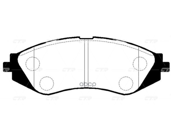 Купить КОЛОДКИ ТОРМОЗНЫЕ ДИСКОВЫЕ ПЕРЕДНИЕ DAEWOO LEGANZA 2.0 16V 99/NUBIRA 1.6I/2.0I16V 97-03 (СТАРЫЙ АРТ. CKKD-5) GK0433