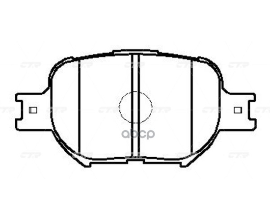 Купить КОЛОДКИ ТОРМОЗНЫЕ ДИСКОВЫЕ ПЕРЕДНИЕ TOYOTA COROLLA (СТАРЫЙ АРТ. CKT-57) GK1071