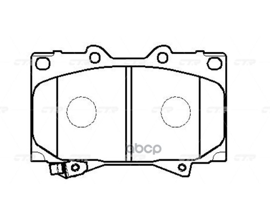 Купить КОЛОДКИ ТОРМОЗНЫЕ ДИСКОВЫЕ TOYOTA LAND CRUISER 4.2D 9098/4.2D/4.7 98 (СТАРЫЙ АРТ. CKT-29) GK1043