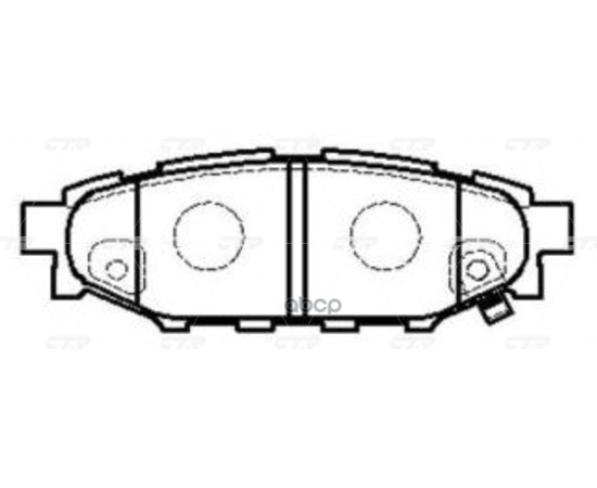 Купить КОЛОДКИ ТОРМОЗНЫЕ ДИСКОВЫЕ ЗАД. SUBARU LEGACY 03/OUTBACK 03 2.0/2.5 (СТАРЫЙ АРТ. CKSU-13) GK1000