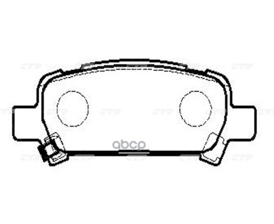 Купить КОЛОДКИ ТОРМОЗНЫЕ ДИСКОВЫЕ ЗАДНИЕ SUBARU FORESTER 2.0 97-02/IMPREZA 00/LEGACY 98 (НОВ АРТ GK0990) CKSU-3