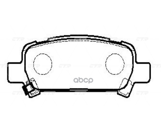 Купить КОЛОДКИ ТОРМОЗНЫЕ ДИСКОВЫЕ ЗАДНИЕ SUBARU FORESTER 2.0 97-02/IMPREZA 00/LEGACY 98 (СТАРЫЙ АРТ. CKSU-3) GK0990