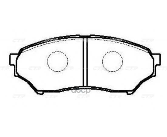 Купить КОЛОДКИ ТОРМОЗНЫЕ ДИСКОВЫЕ ПЕРЕДНИЕ MITSUBISHI MONT (СТАРЫЙ АРТ. CKM-35) GK0603