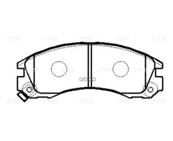 Купить КОЛОДКИ ТОРМОЗНЫЕ ДИСКОВЫЕ MITSUBISHI GALANT IV-VI, PAJERO II-III, PEUGEOT 4007 (СТАРЫЙ АРТ. CKM-14) GK0582