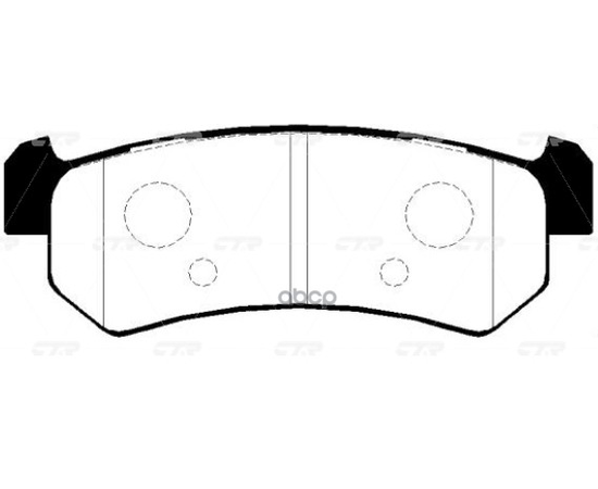 Купить КОЛОДКИ ТОРМОЗНЫЕ ДИСКОВЫЕ ЗАДНИЕ DAEWOO NUBIRA 1.6I/1.8I 03 (СТАРЫЙ АРТ. CKKD-14) GK0442