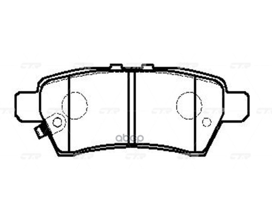 Купить КОЛОДКИ ТОРМОЗНЫЕ ДИСКОВЫЕ ЗАДНИЕ NISSAN PATHFINDER 2.5D 05 (СТАРЫЙ АРТ. CKN-22) GK0737