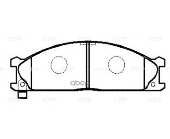 Купить КОЛОДКИ ТОРМОЗНЫЕ ДИСКОВЫЕ ПЕРЕДНИЕ NISSAN TERRANO 2.4I-3.0I/2.7TD 87-93/URVAN 2.0-2.5D 87 (СТАРЫЙ АРТ. CKN-3) GK0718