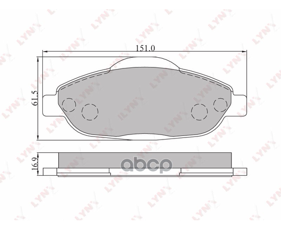 Купить КОЛОДКИ ТОРМОЗНЫЕ ПЕРЕДНИЕ ПОДХОДИТ ДЛЯ PEUGEOT 308 07/3008 1.6 09 BD-6102