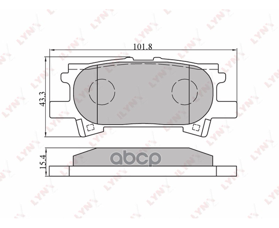 Купить КОЛОДКИ ТОРМОЗНЫЕ ЗАДНИЕ ПОДХОДИТ ДЛЯ LEXUS RX300/330/350 03 BD-7534