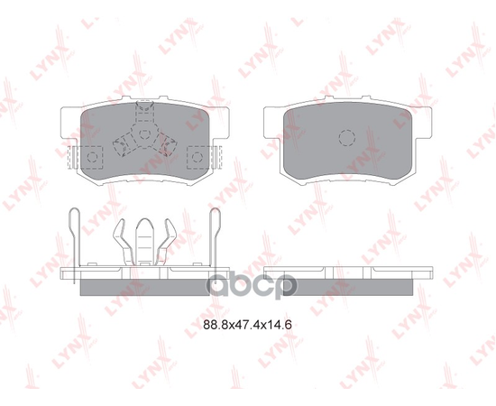 Купить КОЛОДКИ ТОРМОЗНЫЕ ЗАДНИЕ ПОДХОДИТ ДЛЯ HONDA ACCORD VII 2.0 03 / VIII 2.0-2.4 08 / CR-V II 2.0-2.2D 02-06 / IV 2.0 12 / FR-V 1.7-2.2D BD-3434