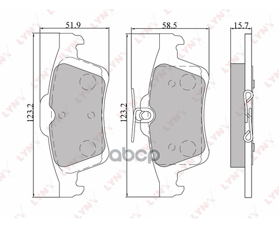 Купить КОЛОДКИ ТОРМОЗНЫЕ ЗАДНИЕ ПОДХОДИТ ДЛЯ CITROEN C5 08, FORD FOCUS II 05/FOCUS C-MAX 03, MAZDA 3/5 05, VOLVO C30/S40 04 BD-5901