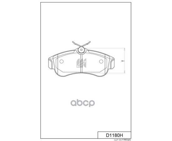 Купить КОЛОДКИ ТОРМОЗНЫЕ ДИСКОВЫЕ ПЕР.NISSAN ALMERA 00-,PRIMERA 93-03 D1180H
