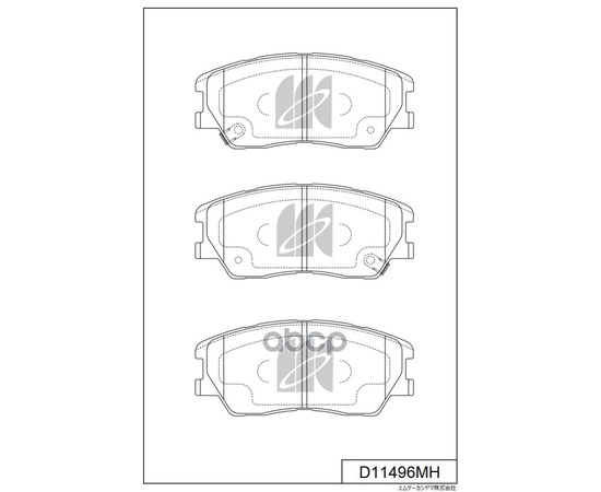 Купить КОЛОДКИ ТОРМОЗНЫЕ ДИСКОВЫЕ D11496MH