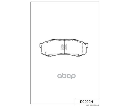 Купить КОЛОДКИ ТОРМОЗНЫЕ ДИСКОВЫЕ ЗАДНИЕ LAND CRUISER PRADO (J12/J15) 02 D2090H