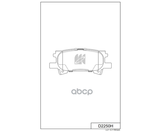 Купить КОЛОДКИ ТОРМОЗНЫЕ ДИСКОВЫЕ ЗАДН. LEXUS RX 300 03- D2250H