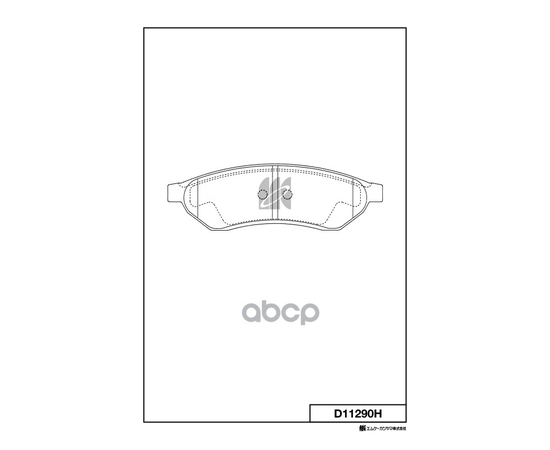 Купить КОЛОДКИ ТОРМОЗНЫЕ D11290H