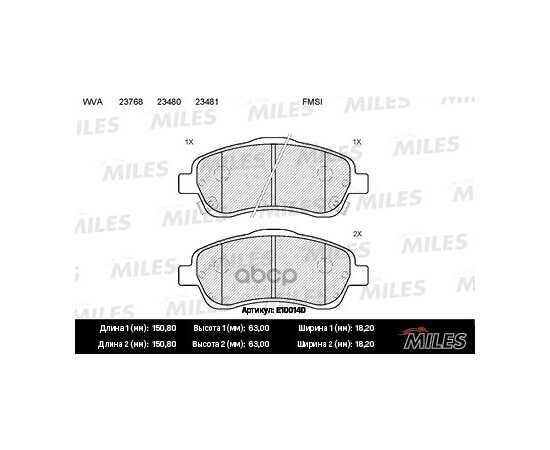 Купить КОЛОДКИ ТОРМОЗНЫЕ ПЕРЕДНИЕ (БЕЗ ДАТЧИКА) (СМЕСЬ SEMI-METALLIC) TOYOTA AVENSIS 03/COROLLA VERSO 1.8/2.0D/2.2D (TRW GDB3336) E100140