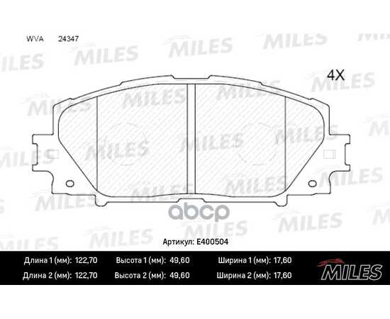 Купить КОЛОДКИ ТОРМОЗНЫЕ ПЕРЕДНИЕ (БЕЗ ДАТЧИКА) БЕЗ ABS (СМЕСЬ LOW-METALLIC) TOYOTA YARIS 06- (ЯПОНИЯ) (TRW GDB3459) E400504