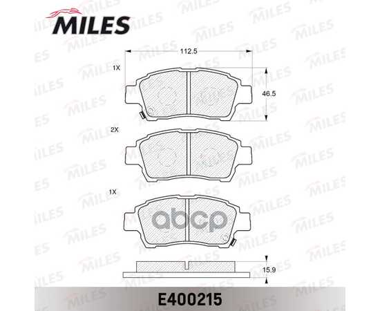 Купить КОЛОДКИ ТОРМОЗНЫЕ ПЕРЕДНИЕ (БЕЗ ДАТЧИКА) (СМЕСЬ LOW-METALLIC) (TOYOTA YARIS / VITZ 1.0-1.3) (TRW GDB3218) E400215