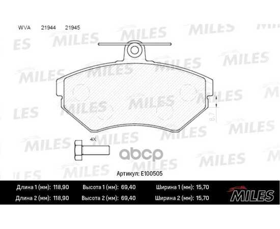 Купить КОЛОДКИ ТОРМОЗНЫЕ ПЕРЕДНИЕ (СМЕСЬ SEMI-METALLIC) VOLKSWAGEN G3/CADDY 9504/POLO 9501 (TRW GDB1437) E100505