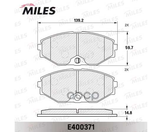 Купить КОЛОДКИ ТОРМОЗНЫЕ ПЕРЕДНИЕ (БЕЗ ДАТЧИКА) (СМЕСЬ LOW-METALLIC) NISSAN MAXIMA QX (A33) 2.0-3.0 00- (TRW GDB3273) E400371